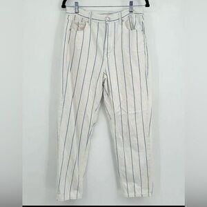 American Eagle striped Mom jeans size 6 NWT